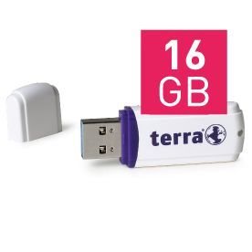TERRA USThree USB3.0 16GB white Read/Write ~ 110/10 MB/s-1