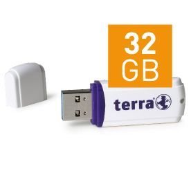 TERRA USThree USB3.0 32GB white Read/Write ~120/30 MB/s-1