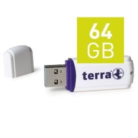 TERRA USThree USB3.0 64GB white Read/Write ~120/30 MB/s-1