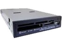 Cardreader 75-in-1 + USB-Port BLACK 3.5" Bulk-1