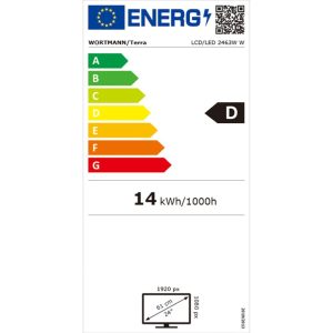 TERRA LED 2463W PV white DP/HDMI GREENLINE PLUS-2
