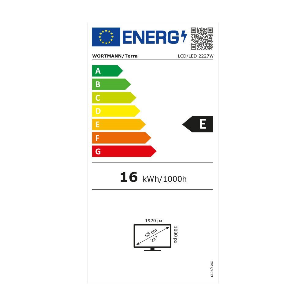 TERRA LCD/LED 2227W HA black HDMI, DP GREENLINE PLUS-2