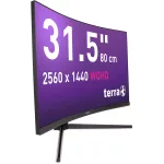TERRA LCD/LED 3285W HA black CURVED USB-C/HDMI/DP-5